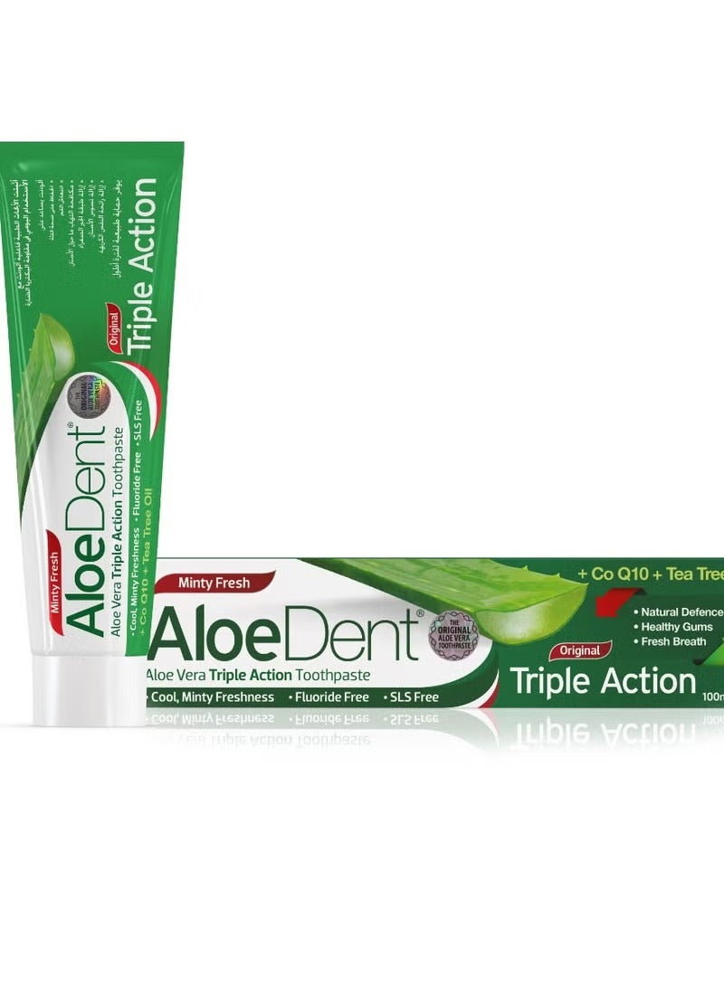 AloeDent Aloe Vera Triple Action Toothpaste  50 ml