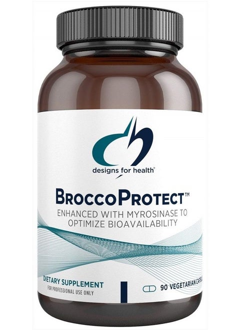 BroccoProtect Broccoli Seed & Mustard Seed Supplement - Enhanced with Myrosinase Enzyme to Optimize Bioavailability (90 Capsules)