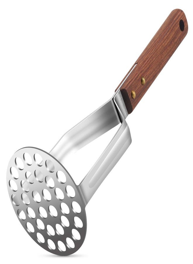Tmflexe UPGRADED Potato Masher Stainless Steel Heavy Duty Strong Anti-slip Handle Not Easy to Bent Easy to use Sturdy Construction - Image 1