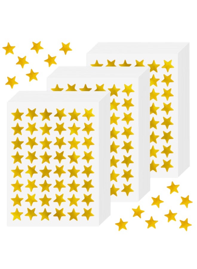 NajmStyle 1440 PCS Gold Star Stickers for Kids Reward Students Teachers, ½” Gold Foil Star Stickers, 30 Sheets Self adhesive Mini Stickers,Motivational Supplies for School Classroom Teacher Supplies - Image 1