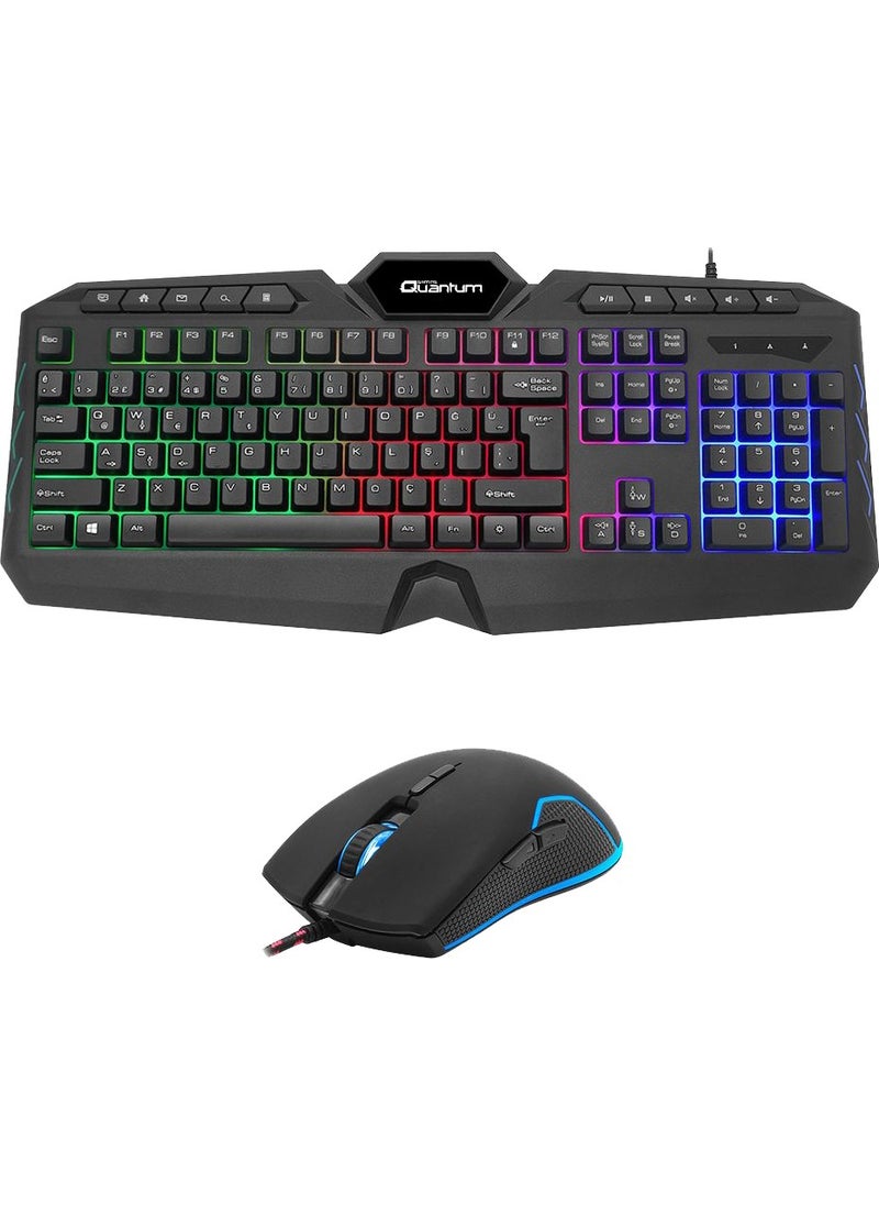 Technopc Quantum Gaming QG-Q6548QU Colorful Backlit+8000DPI Mouse  - Image 1