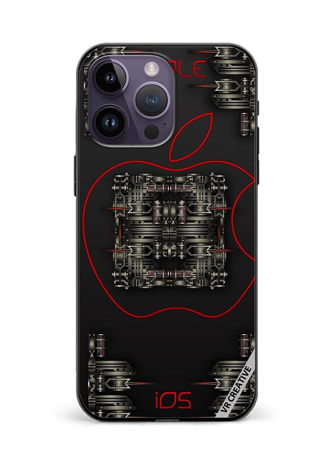 VR CREATIVE Protective Case Cover For Apple iPhone 16 Pro Design Apple Ios Design Multicolour - Image 1