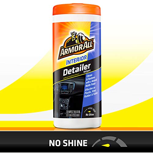 Armor All Car Protectant Wipes, Car Interior Cleaning Wipes for Cars, Trucks & Motorcycles, 25 Count Each, 150 Wipes Total (Pack of 6) - Image 2
