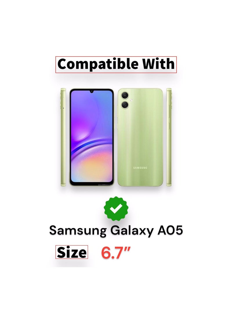 Generic - For Samsung Galaxy A05 Shockproof Silicone Back Defender Cover , Defender Corners and Semi Transparent Back Compatible With Samsung Galaxy A05 (6.7') (Clear) - Image 1