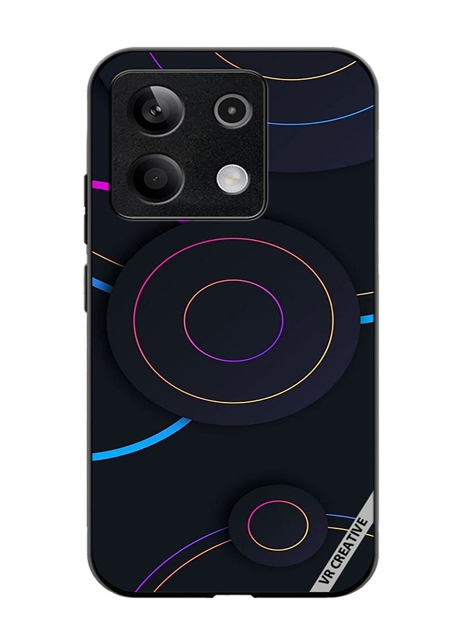 VR CREATIVE Protective Case Cover For Xiaomi Poco X6 Circles Dots Design Multicolour - Image 1