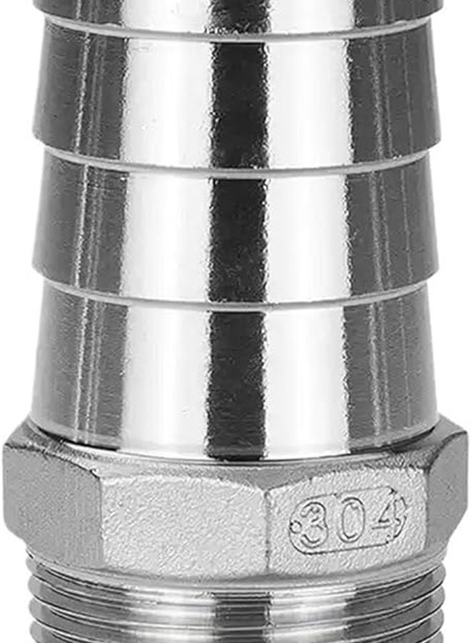 مقبس هوز باغودا من الفولاذ المقاوم للصدأ 304 مقاس 16 ملم (1 بوصة) مع وصلة خارجية مستقيمة - Image 1