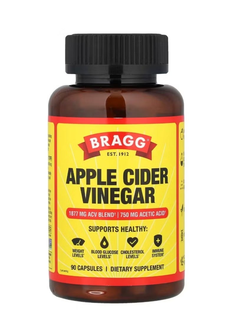 Bragg Apple Cider Vinegar 90 Capsules - Image 1