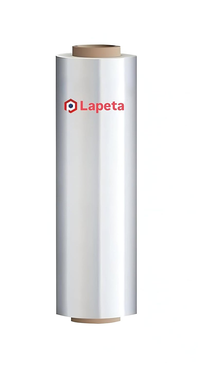 Lapeta Stretch Film Wrapping Roll – 24 Inch x 400 Meter, Self-Adhesive Wrap for Packing, Moving, and Storage - Image 1