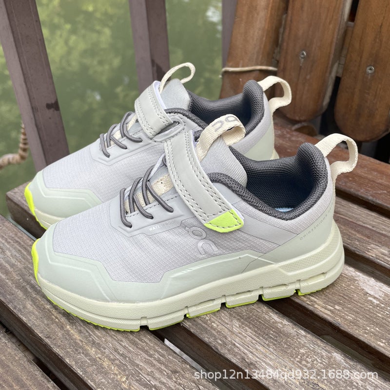 Branded Shoes Velcro Elastic Band Kidsren'S Comfortable Cushioning Sports Shoes Jogging Shoes - Image 3