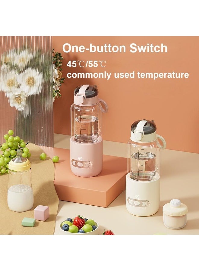 HuHa 250ml Wireless Instant Water Warmer Electric Kettle for Baby Formula With 15000 mAh Battery Capacity(Pink) - Image 3