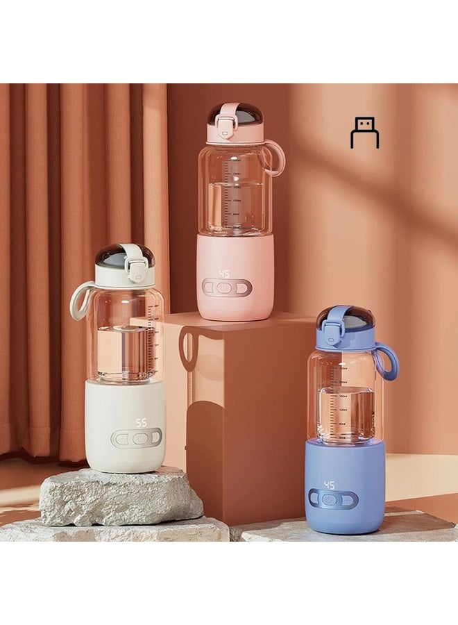 HuHa 250ml Wireless Instant Water Warmer Electric Kettle for Baby Formula With 15000 mAh Battery Capacity(Pink) - Image 2