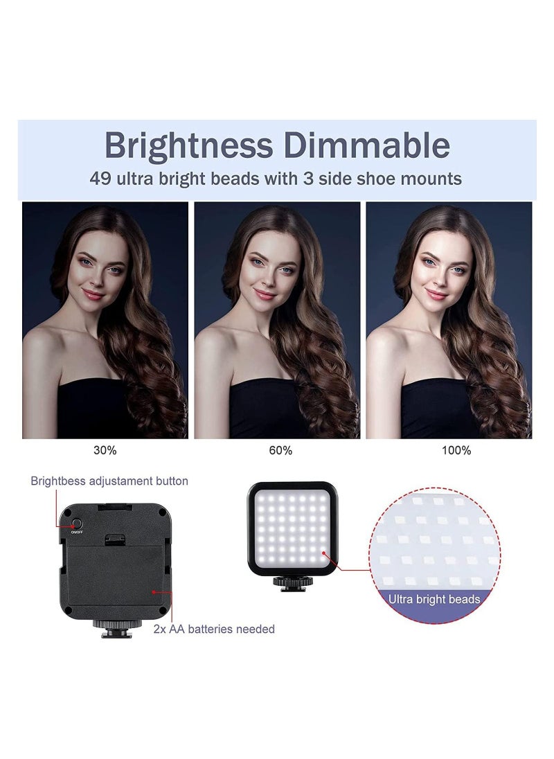 Vlogging Kit,Smartphone Vlogging Video Kit with Microphone+Tripod+LED Light+Wireless Remote，Phone Holder Phone Stands Smartphone Video Microphone Rig Kit - for YouTube, TIK Tok, Filming