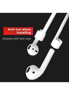 Generic Hot Sale Suitable For Airpods Wireless Bluetooth Headset Anti-lost Rope Magnetic 3 Generation Magnetic Suction Silicone Neck Rope-Color:White Upgraded Magnetic Anti-lost Rope-Applicable Models:Singl  - Image 4