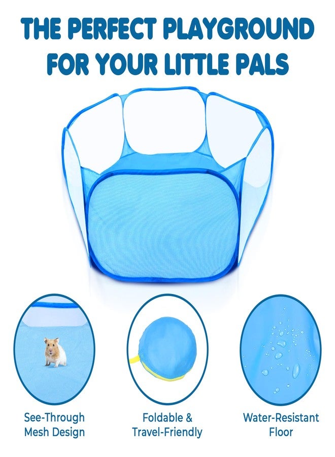 Meric CoCoo Small Animal Portable Playpen for Indoor, Outdoor Fun, Give Your Furry Friend 360° Adventureland, Water-Resist Floor Saves Carpets, Folds Flat for Easy Storage, Ideal for Exercise, Training - Image 3