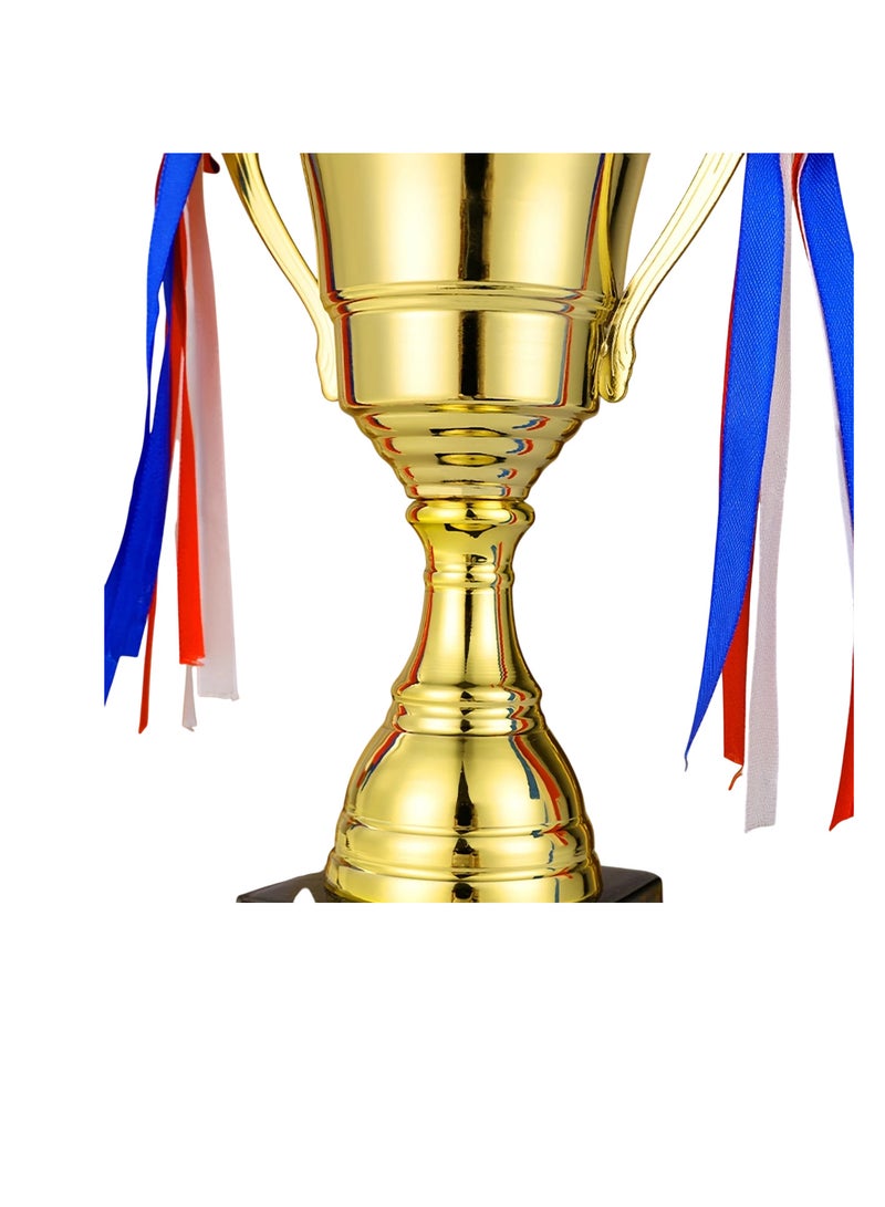 Spall كأس تروفي معدني كبير 30 سم، لفعاليات الرياضة، البطولة، مباراة دوري كرة القدم، جائزة تعاون الفريق - Image 4