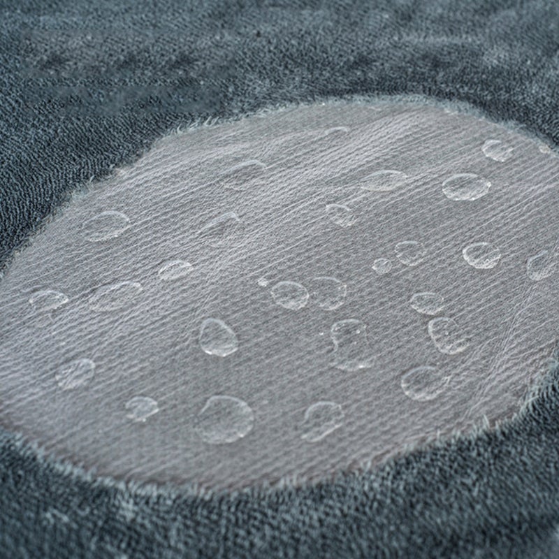 Pet Blanket XL Grey: Plush Cozy Warm Cotton Flannel Soft Fleece - Internal Waterproof Coating Pilling-Resistant Skin-Friendly Furniture Shield for Indoor Outdoor Pet Use - Image 4