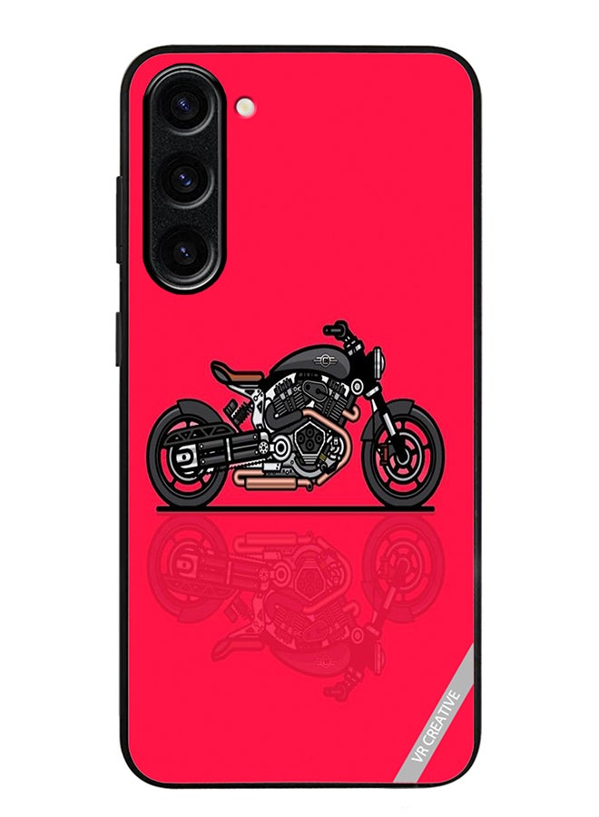 VR CREATIVE Protective Case Cover For Samsung Galaxy S24 Bike Design Multicolour - Image 1