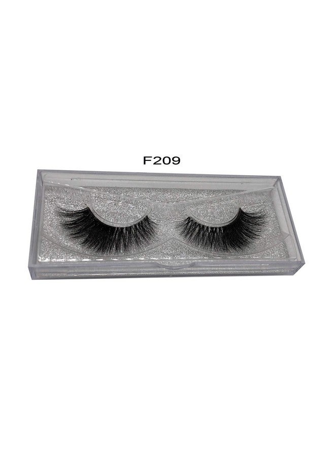 ألورينغ ثلاثية الأبعاد المنك جلدة قابلة لإعادة الاستخدام قطاع 100% سيبيريا فرو المنك الرموش الصناعية اليدوية القسوة الحرة Cateye F209 - Image 2