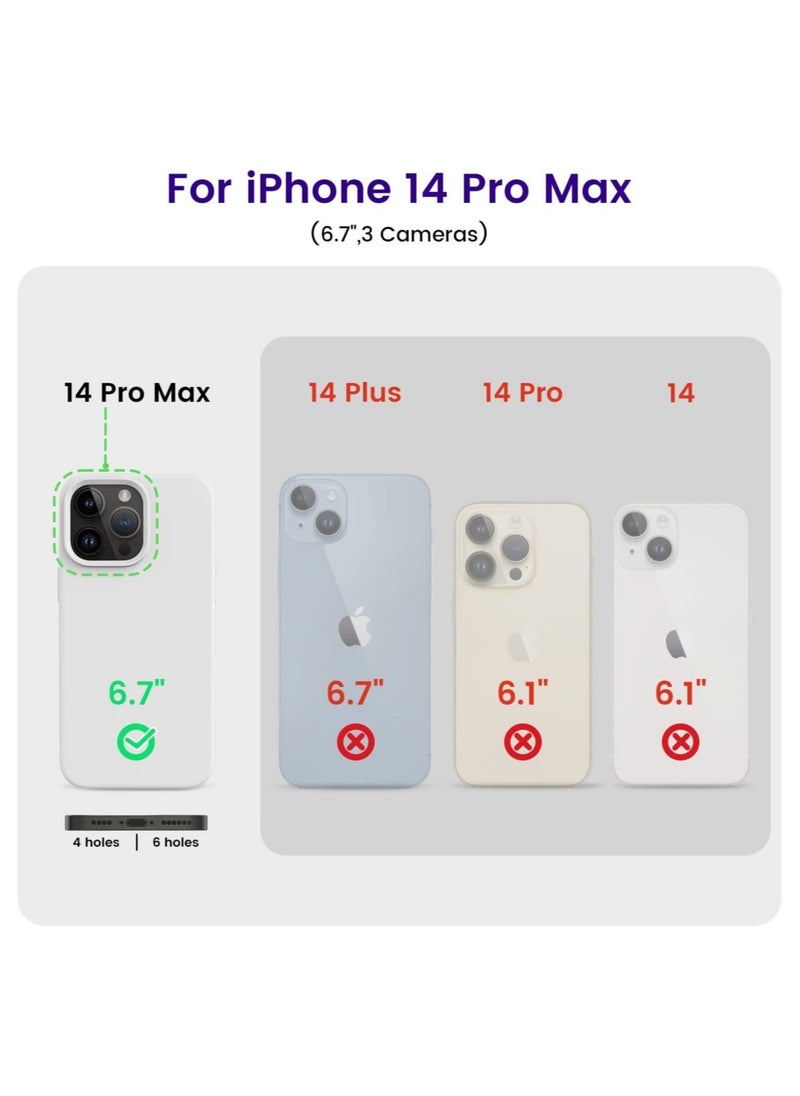 Raxoom Designed for iPhone 14 Pro Max Case Silicone Shockproof Slim Thin Phone Case for iPhone 14 Pro Max 6.7 inch - Image 5