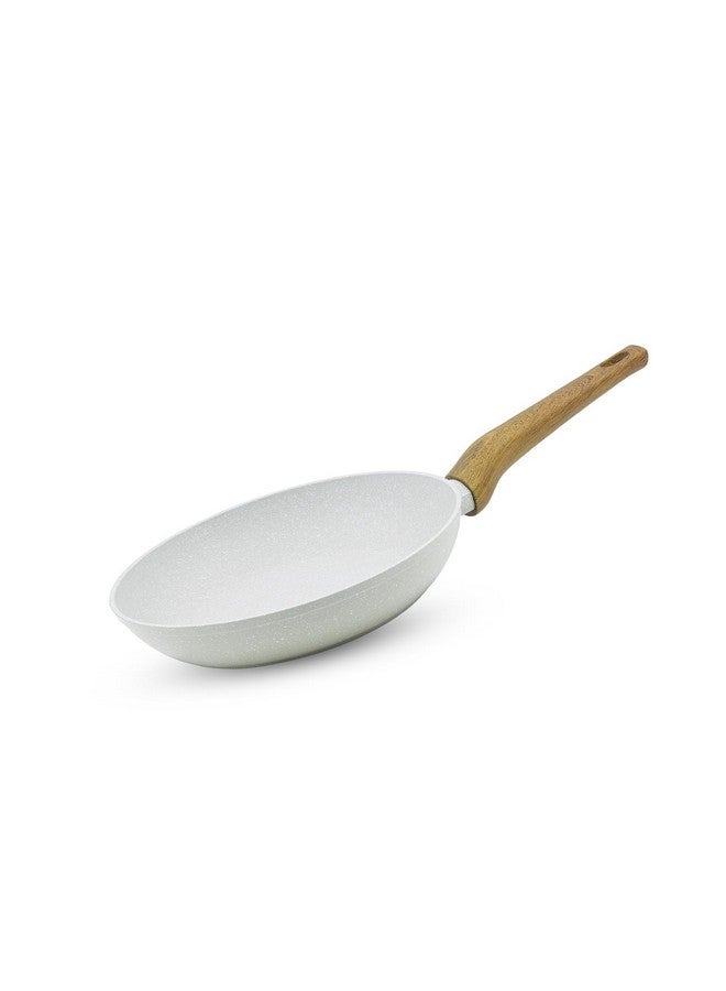 Bergner Naturally Forged Aluminum 28cm Frypan, Marble Non-Stick Coating, Less Oil Use, Scratch Resistant Frying Pan, Durable, Soft Touch Handle, Easy to Clean - Induction Bottom, Free Non-Woven Trivet - Image 1