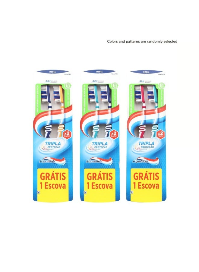 Aquafresh Triple Protection Medium Toothbrush x2 - Image 2