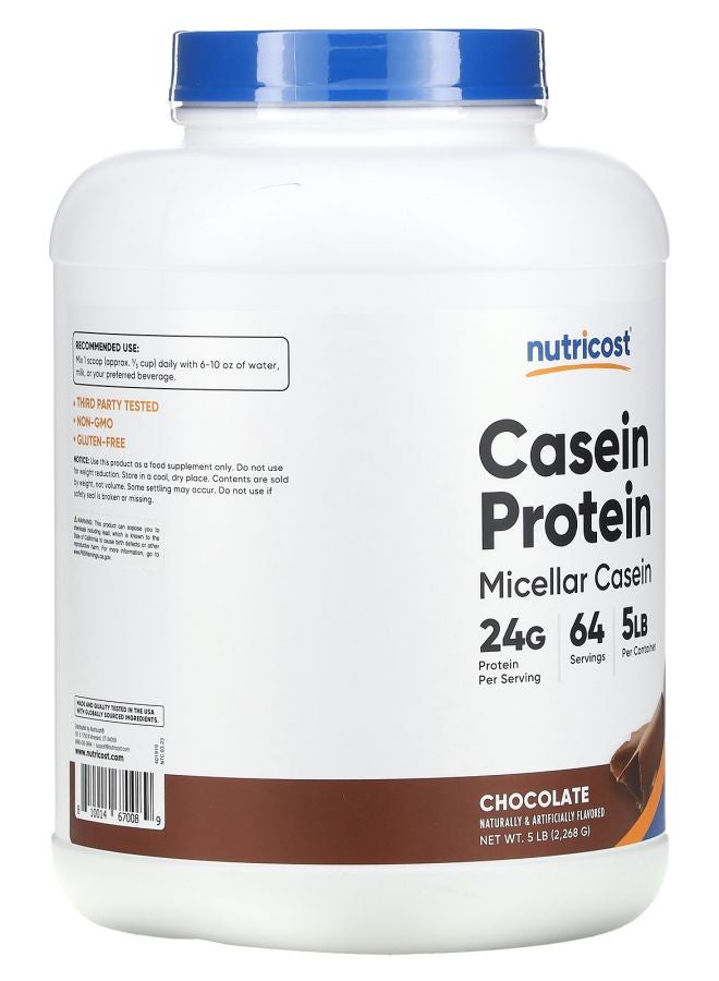 Nutricost Casein Protein Chocolate 5 lb (2268 g) - Image 2