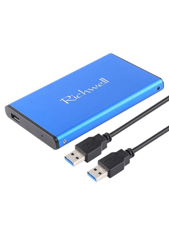 BURAQ - Richwell SATA R2-SATA-160GB 160GB 2.5 inch USB3.0 Super Speed Interface Mobile Hard Disk Drive(Blue) - Image 1