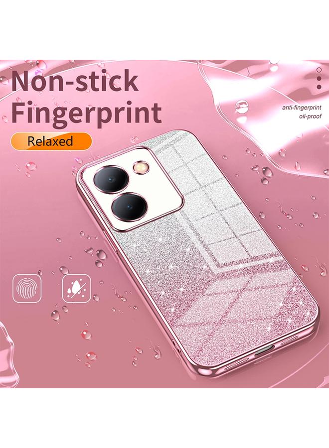 erorex Case For vivo Y35M+ / Y35+ / Y27 4G Gradient Glitter Powder Electroplated Phone Case - Image 4
