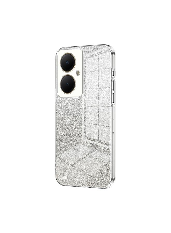 erorex Case For vivo Y35M+ / Y35+ / Y27 4G Gradient Glitter Powder Electroplated Phone Case - Image 1