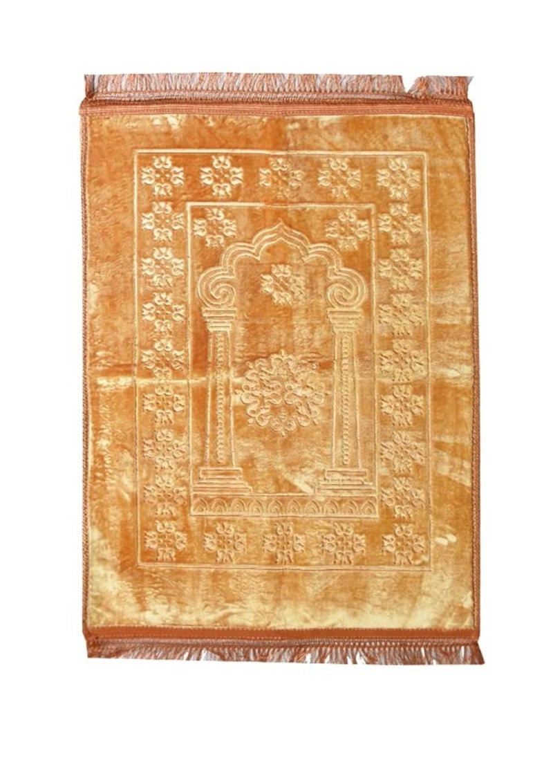 Soft and Silky Prayer Mat Beige  - Image 1