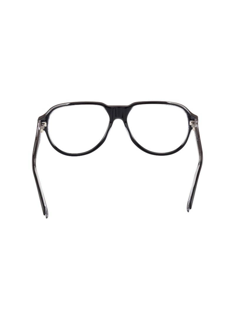 GUESS Men's Pilot Shape Eyeglass Frames - GU5009000556 - Lens Size: 56 Mm - Black - Image 4