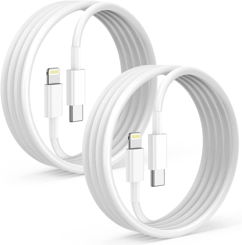 AILKIN USB C to Lightning Apple Certified (Mfi) Sync & Charge Cable for iPhone 14/13/12/11 Pro Max/XS MAX/XR/XS/X/8/iPad & iPod, All iPhones, Fast Charging Lightning Cable, (Pack of 1) - White - Image 1