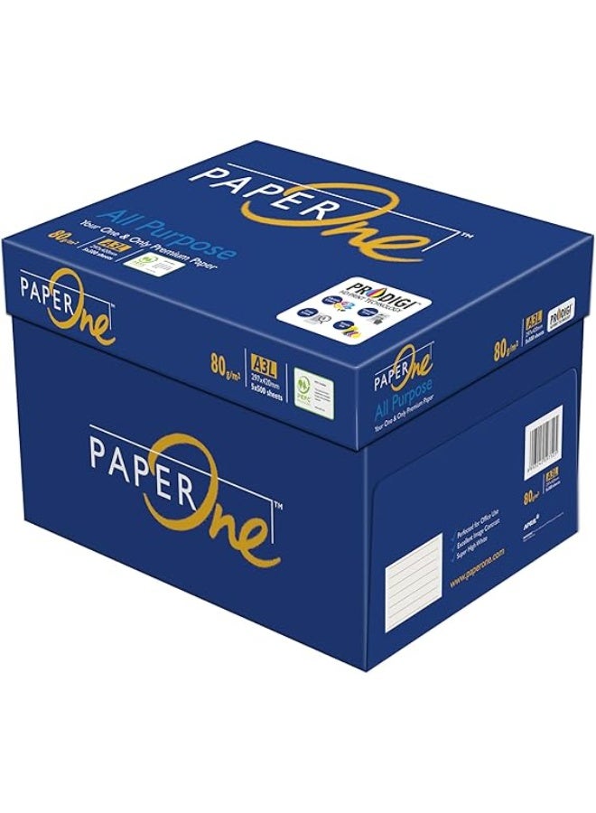 PaperOne™ All Purpose Premium Copy Paper, 80 GSM, A3 Size, 5 reams per Carton Box