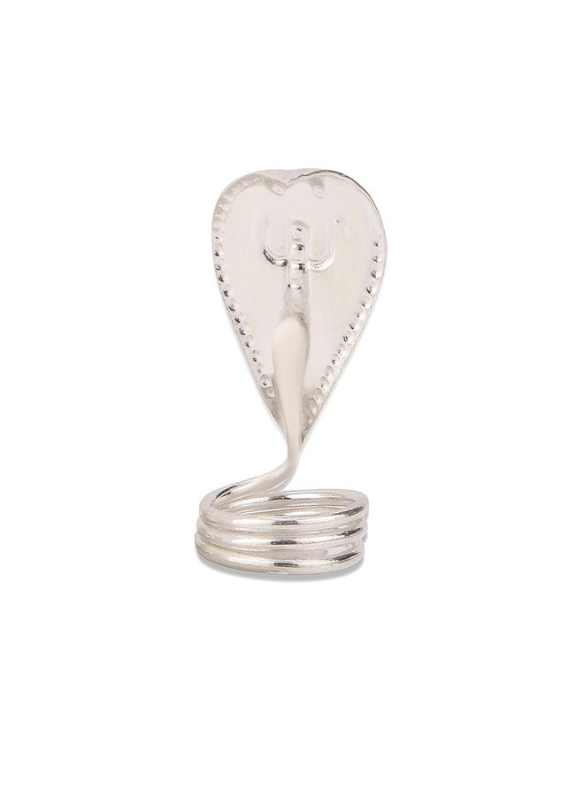 Osasbazaar Pure Silver Snake Serpent Naagin Puja Pooja Shivling Home Temple and Kaal Sarp Dosh - 97%-99% Pure Purity Certified - 1 Piece - Image 1