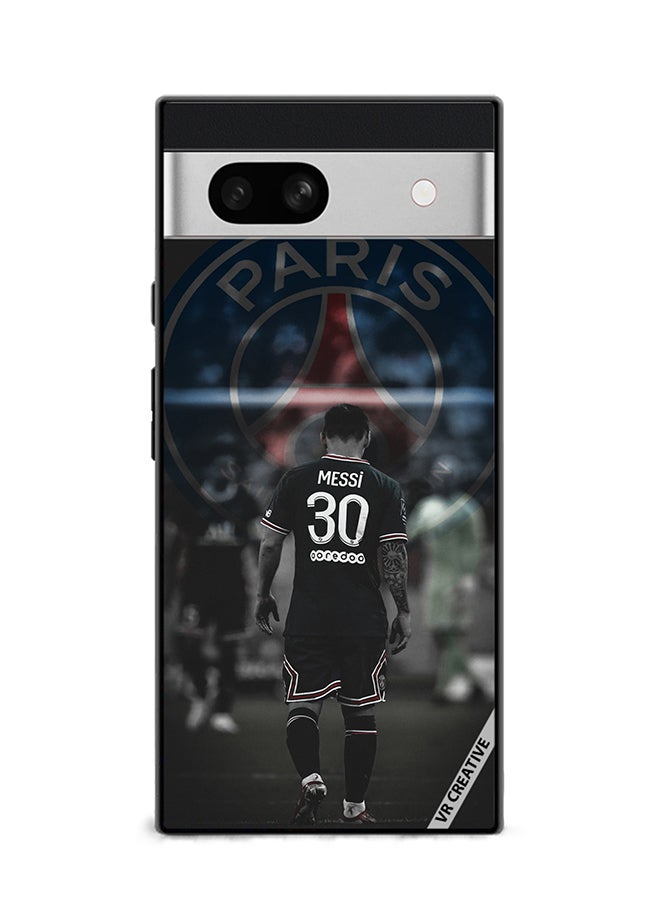 VR CREATIVE غطاء حماية لجهاز جوجل بيكسل 7a بتصميم ميسي متعدد الألوان - Image 1