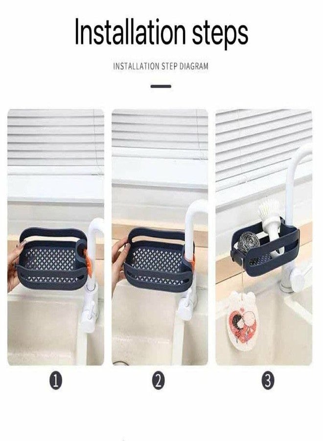 ARTO Plastic Faucet Drain Basket | Sink Drain Shelf | Drain Basket Sink | Multipurpose Drain Basket Sink | Strainer Hangs on Faucet for All Sinks. - Image 4
