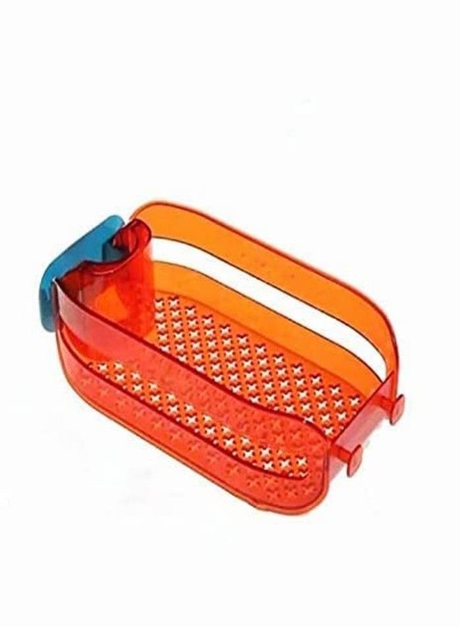 ARTO Plastic Faucet Drain Basket | Sink Drain Shelf | Drain Basket Sink | Multipurpose Drain Basket Sink | Strainer Hangs on Faucet for All Sinks. - Image 1