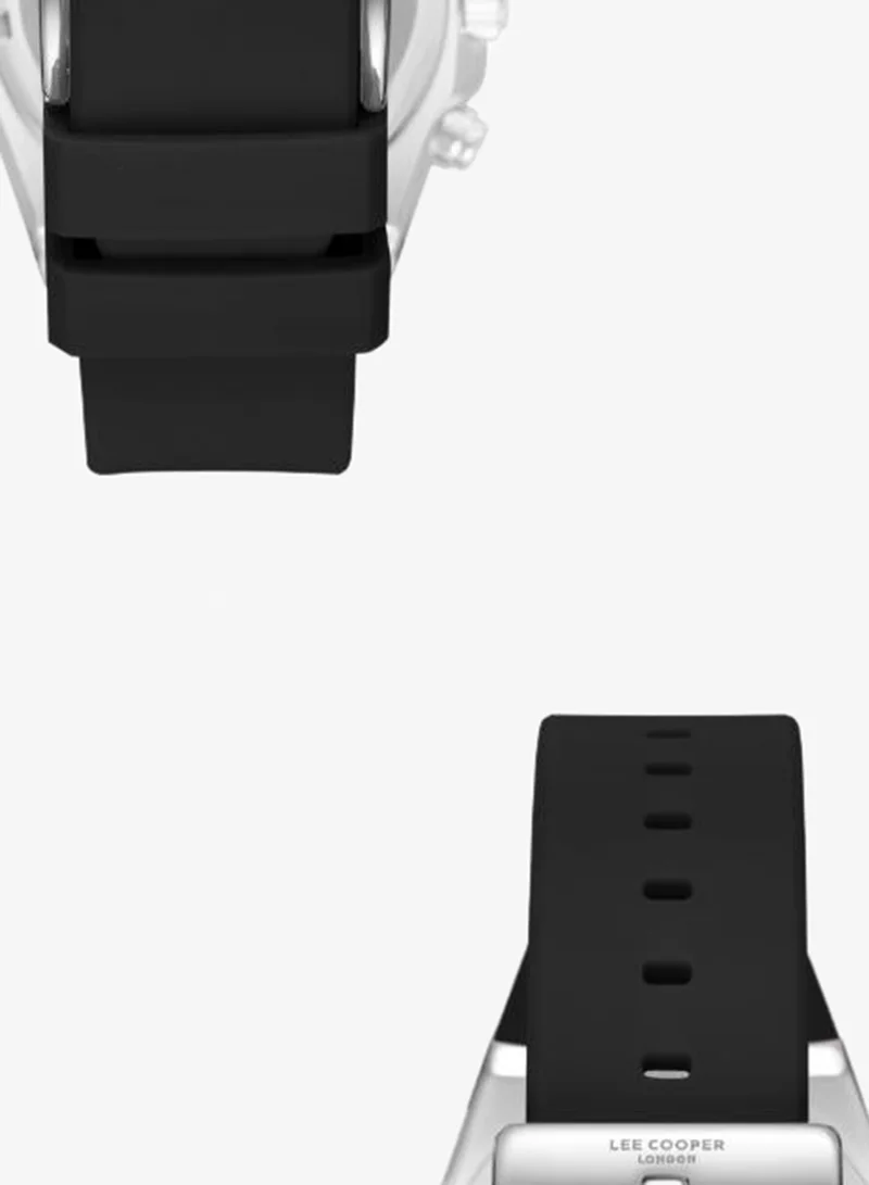 Lee Cooper GREY Men's Silicone Multi Function Watch LC08313.311 - 45,1X51,5 mm for Men | Best Price UAE