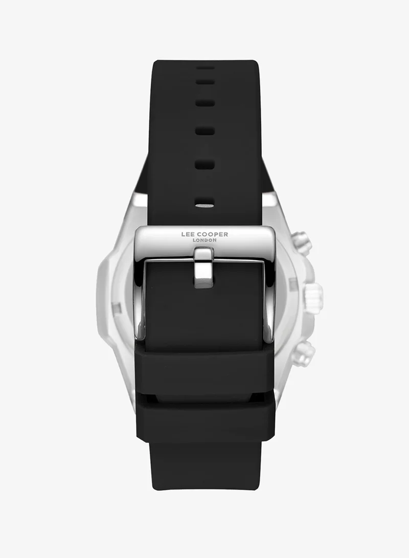 Lee Cooper GREY Men's Silicone Multi Function Watch LC08313.311 - 45,1X51,5 mm for Men | Best Price UAE