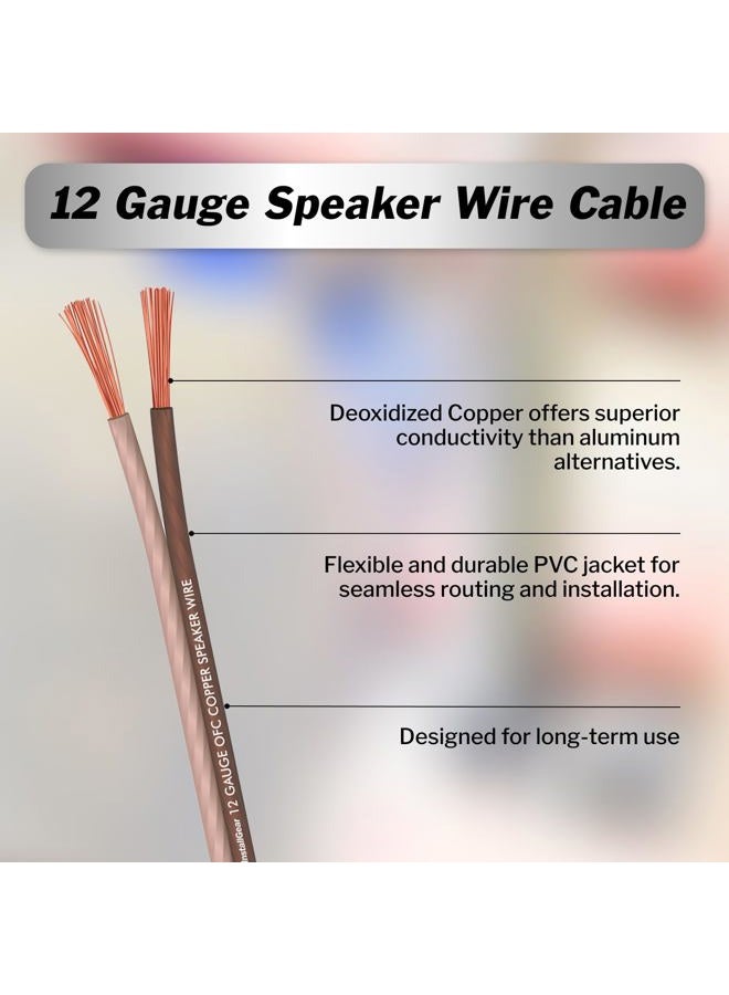 InstallGear 12 Gauge Speaker Wire - 99.9% Oxygen-Free Copper - True Spec and Soft Touch Cable (500-feet) - Image 5