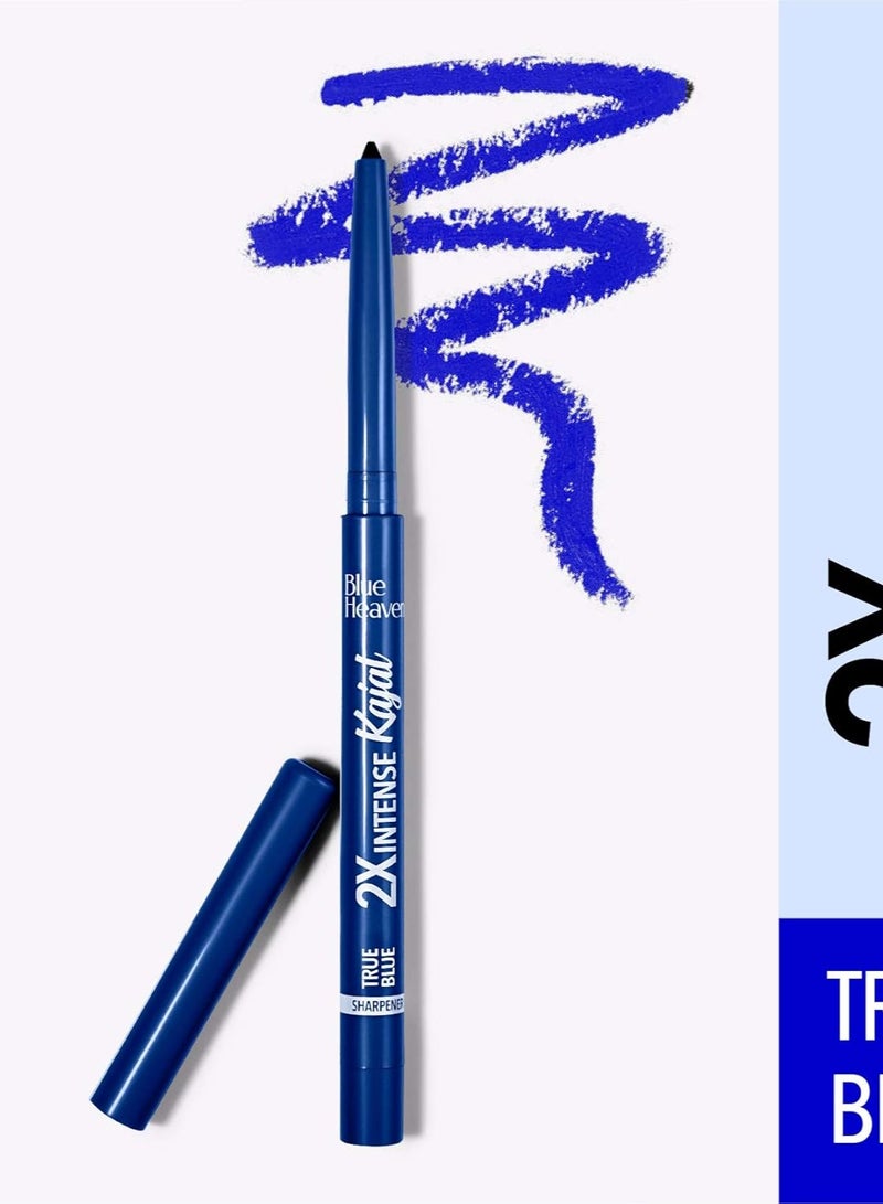 بلو هيفن قلم كحل أزرق شديد 2x - أزرق حقيقي، لمسة نهائية مطفية، مقاوم للماء ولا يلطخ، 0.30 جم - Image 2