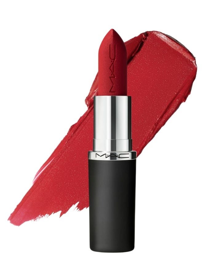 MAC Cosmetics M·A·Cximal Silky Matte Lipstick – Russian Red | Deep Burgundy Silky Matte Lipstick with 12HR Wear & Moisture 3.5g - Image 1