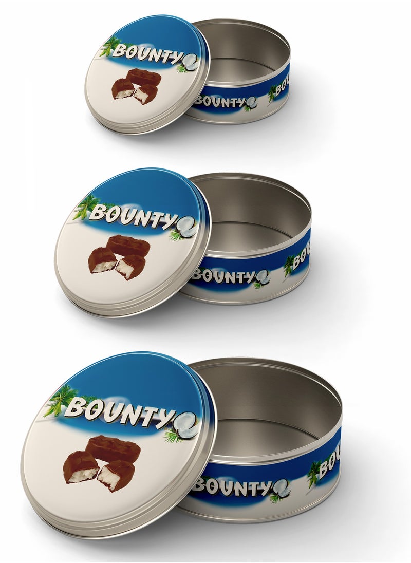 Set of Metal Cake Chocolate Biscuit Food Storage Box Round Boxes Different Sizes Easy to Carry and Store Stackable Biscuit Food Storage Boxes (BOUNTY) - pzsku/Z4D7E3DA6094141F1F5A0Z/45/_/1709656451/487f5a18-7b00-4fc2-84de-470cebeee135