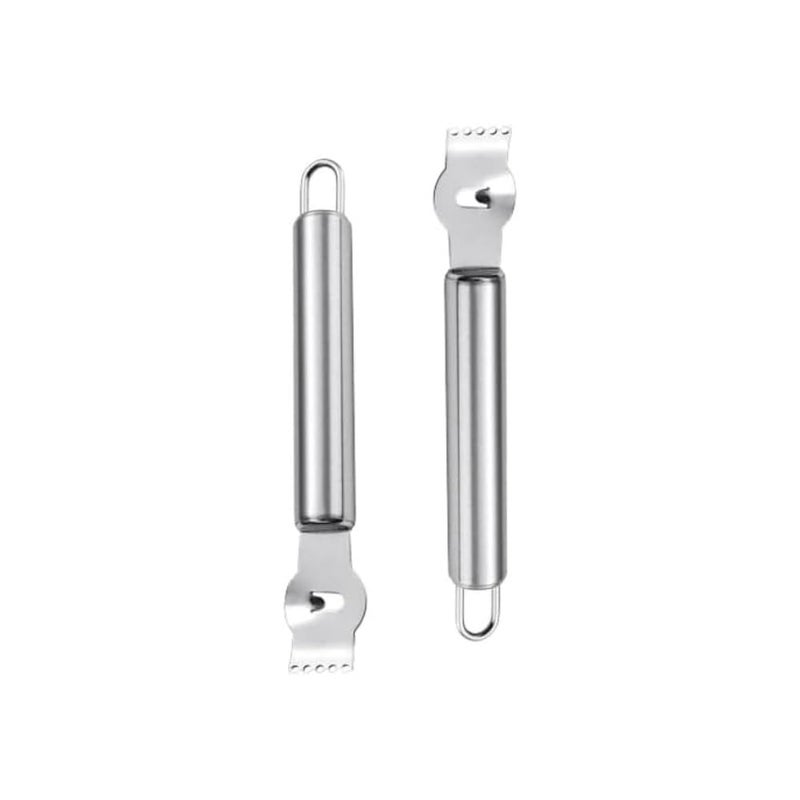 TIYOORTA 2Pcs Stainless Steel Lemon Zester Grater with Hole Citrus Orange Peeling Tool Fruit Peelers Mandolines and Slicers Graters Peelers and Slicers