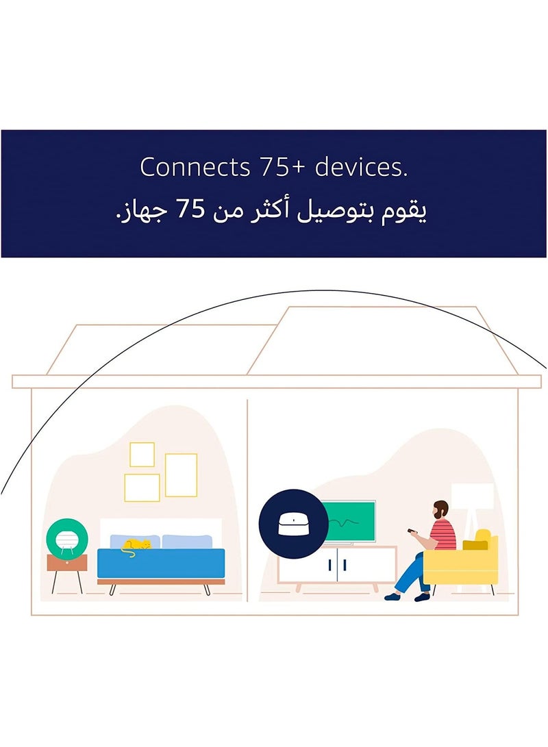 Eero 6 dualband mesh Wi-Fi 6 router with built-in Zigbee smart home hub 1-pack - Image 2