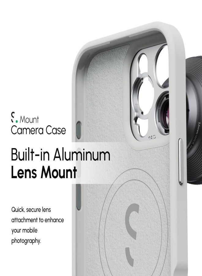 ShiftCam iPhone 16 Camera Case | Built-in Lens Mount | Magnetic-Case | Shoot Stunning Photos Instantly (Light Grey, iPhone 16 Pro Max) - Image 2