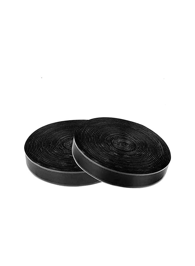 PROMASS promass Adhesive Hook and Loop Tape, 8 m Extra Strong Double-Sided Sticky Tape, Self-Adhesive Sticky Back Fastening Tape, 20 mm Wide,Black  - Image 4