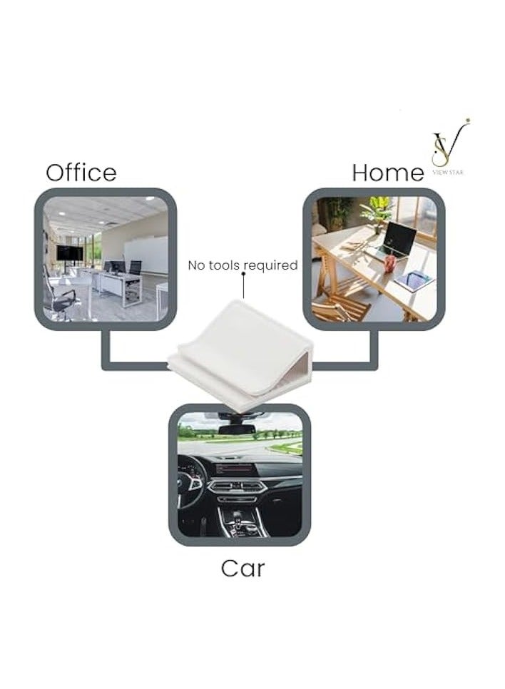 erorex 50 Pc's Cable Management Clips, Self Adhesive Wire Organizer for Desk, Home, and Office Use, Durable Cord Holder for Charging Cables, LED Light, Tangle-Free Solution - Image 3