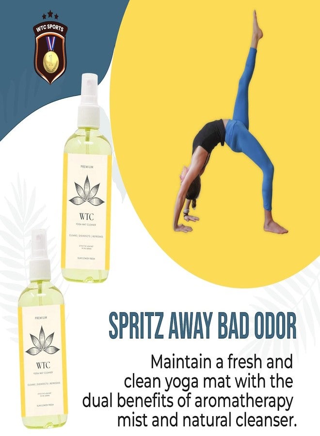 WTC Yoga Mat Cleaner | Safe for All Mats & No Slippery Residue | Cleans, Restores, Refreshes | 5000+ Sprays (1 bottle only) - Image 4