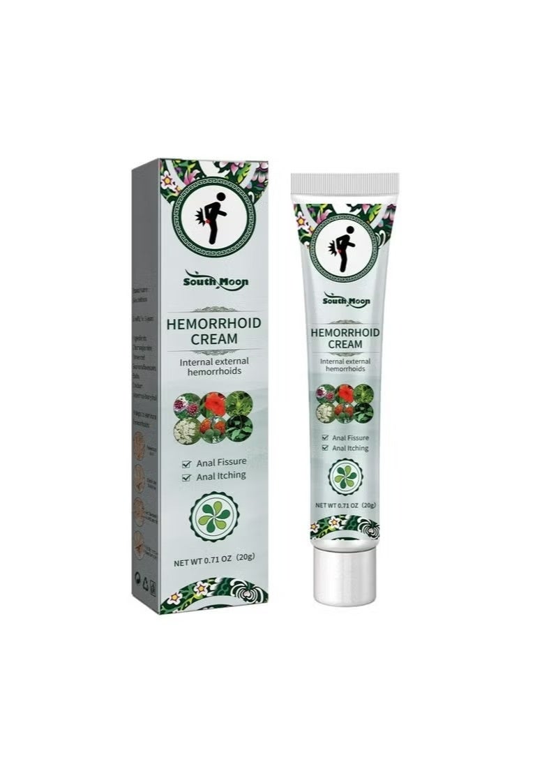 ساوث مون Hemorrhoid Treatment All Natural Fast Relief Herbal Hemorrhoid Cream Healing Formula - Image 1